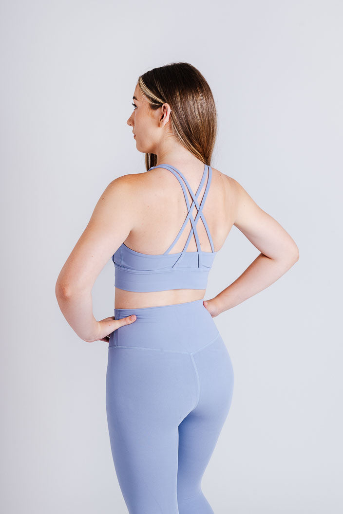 Sky Blue Flexi Sports Bra