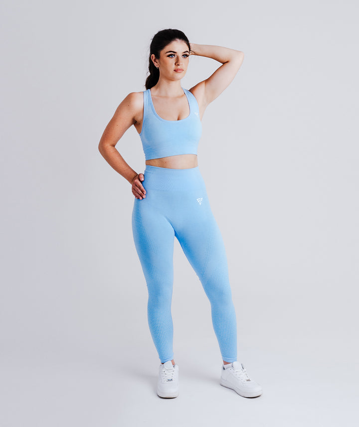Electric Blue Resist Leggings