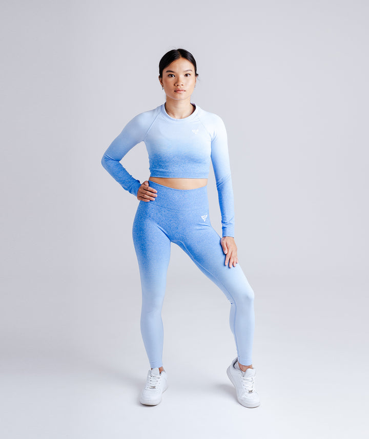 Polar Blue Ombre Leggings