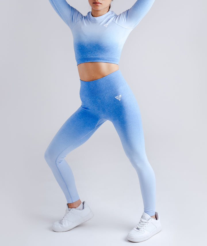 Polar Blue Ombre Leggings