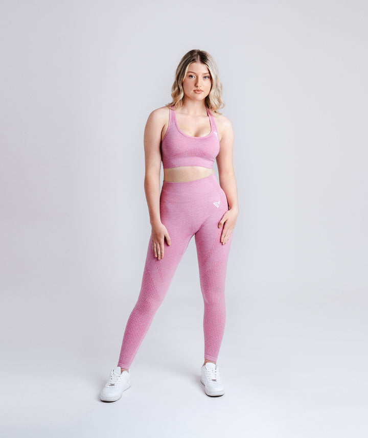 Coral Pink Resist Leggings