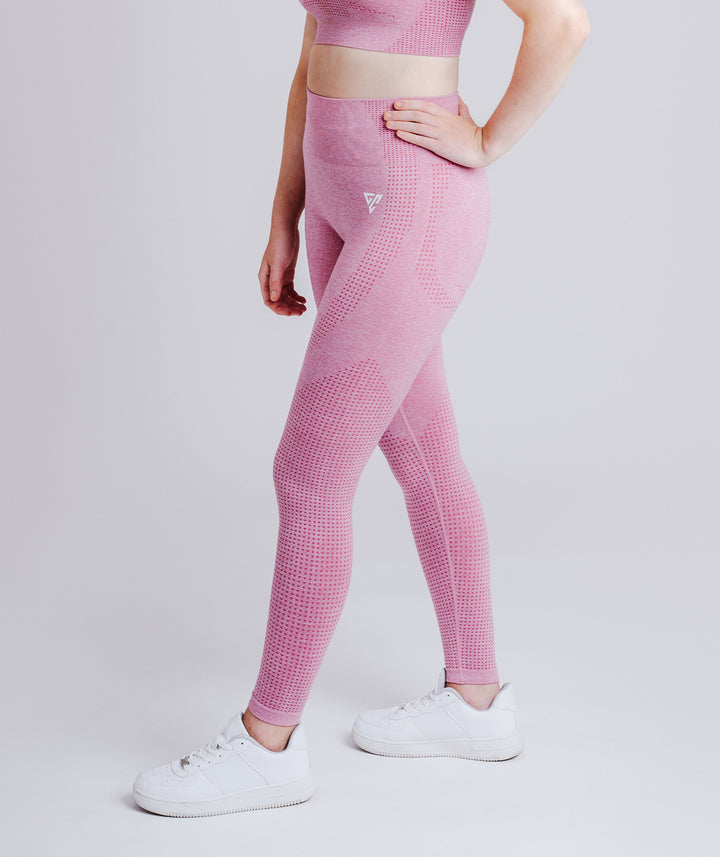 Coral Pink Resist Leggings