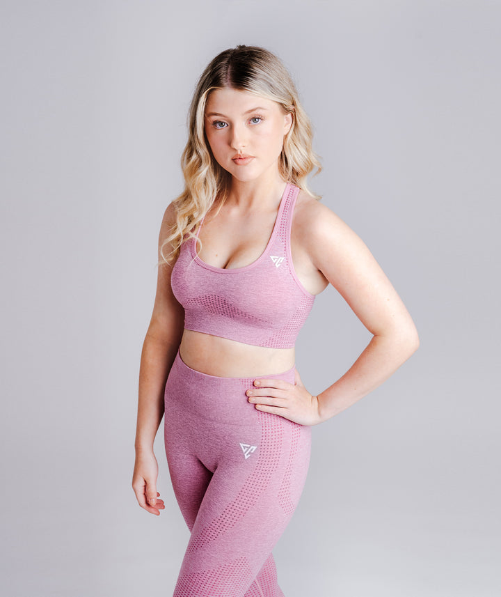 Coral Pink Resist Leggings