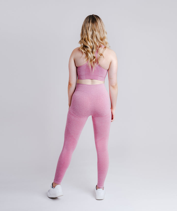 Coral Pink Resist Sports Bra
