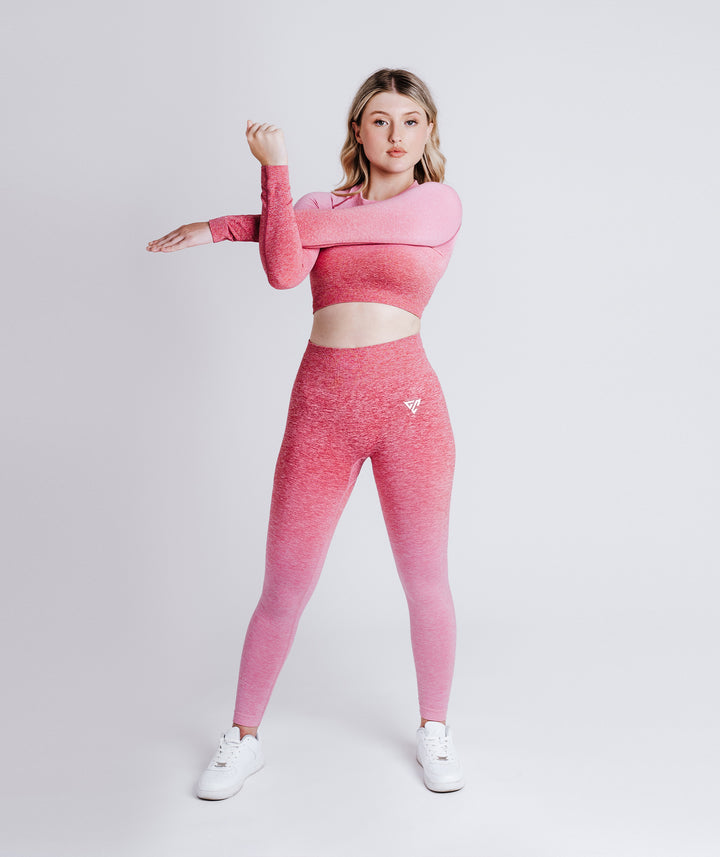 Lotus Pink Long-Sleeve Top