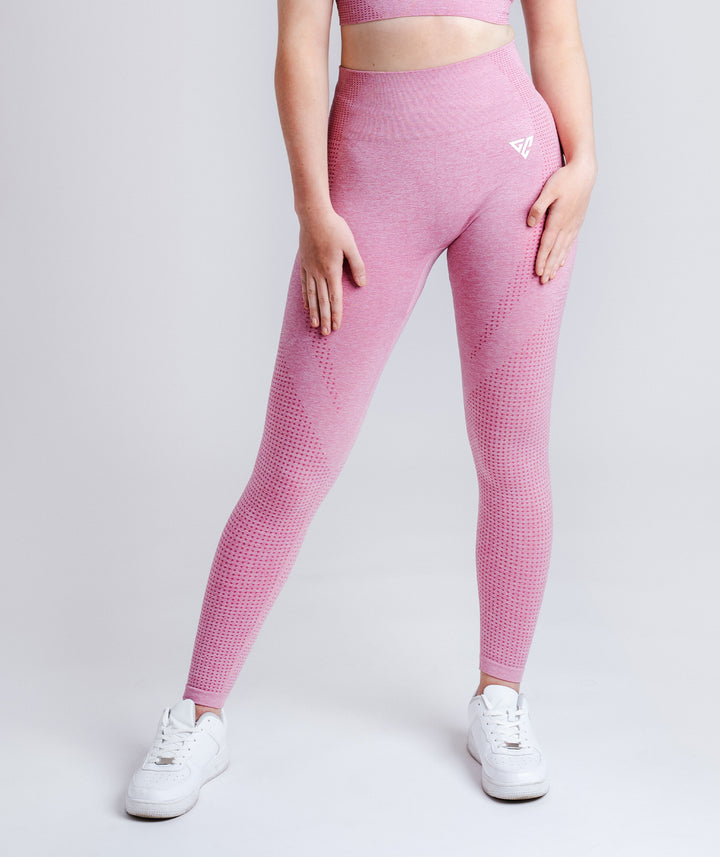 Coral Pink Resist Leggings