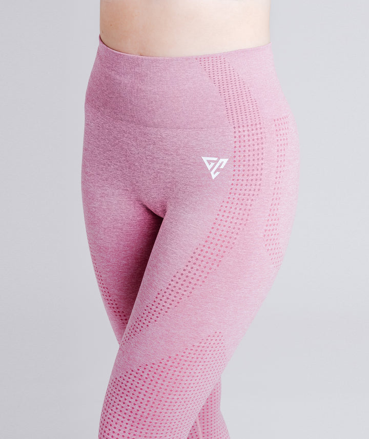 Coral Pink Resist Leggings
