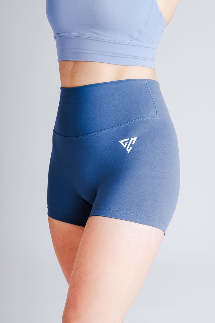 Steel Blue Flexi Shorts