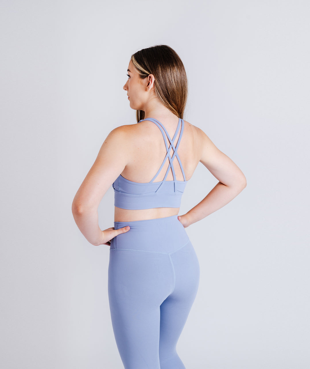 Sky Blue Flexi Leggings