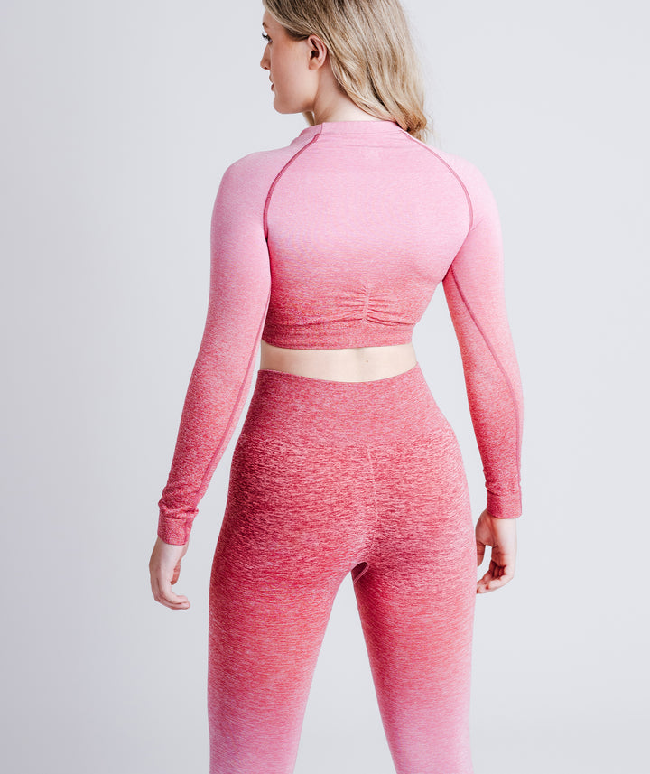 Lotus Pink Ombre Leggings