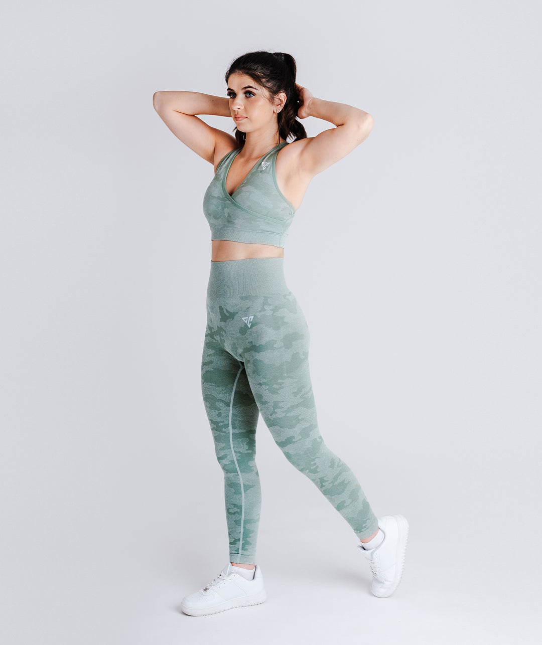 Green Camo Leggings