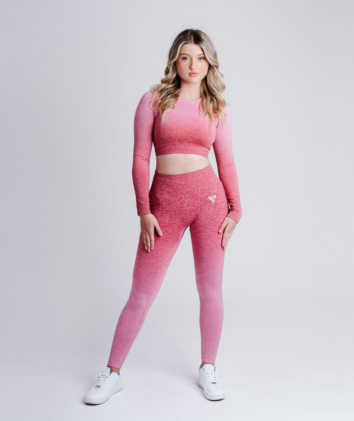 Lotus Pink Ombre Leggings