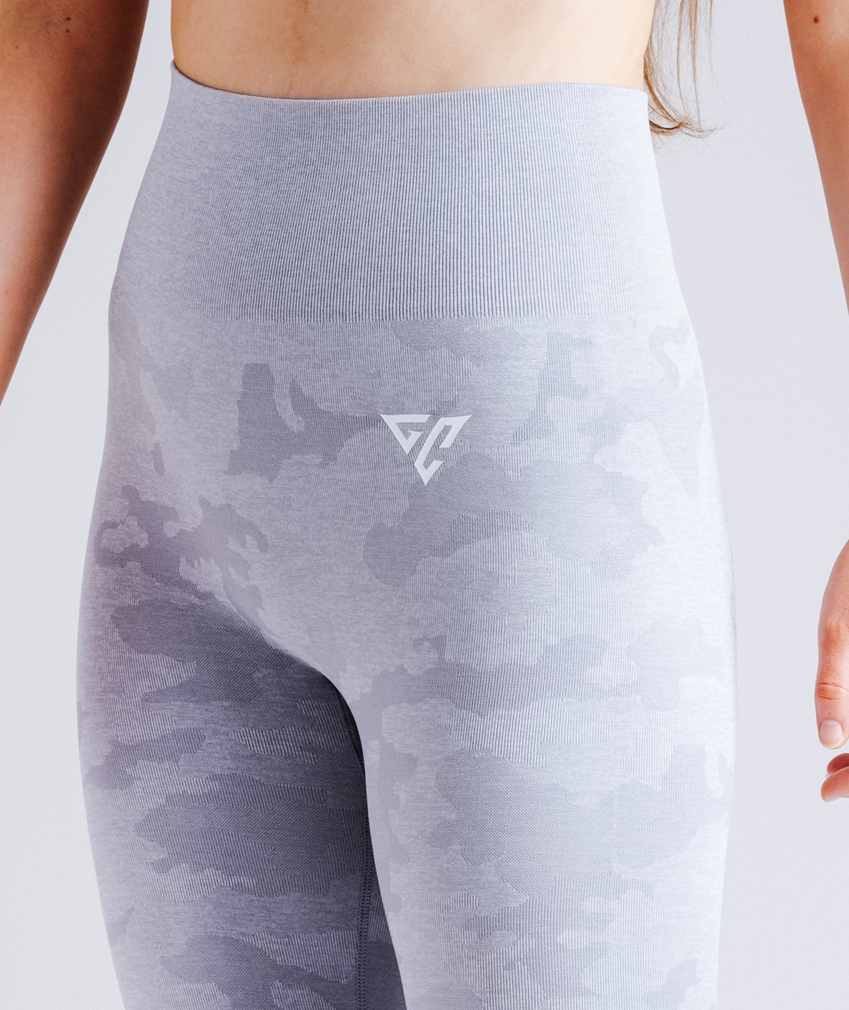 Grey Camo Leggings gymchicclothing