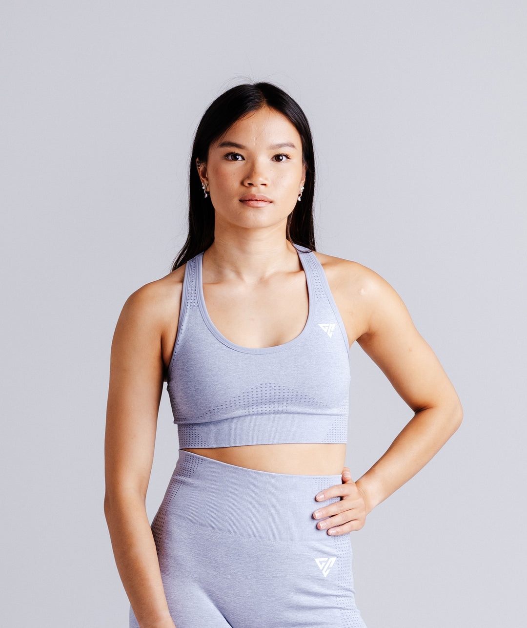 Cloud Grey Resist Sports Bra