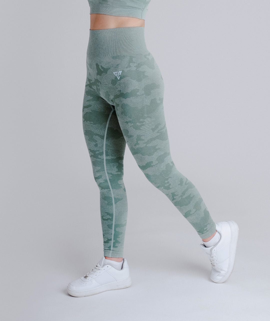 Green Camo Leggings