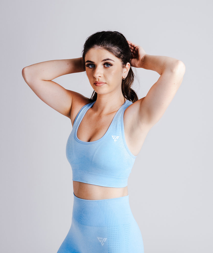 Electric Blue Resist Sports Bra – gymchicclothing